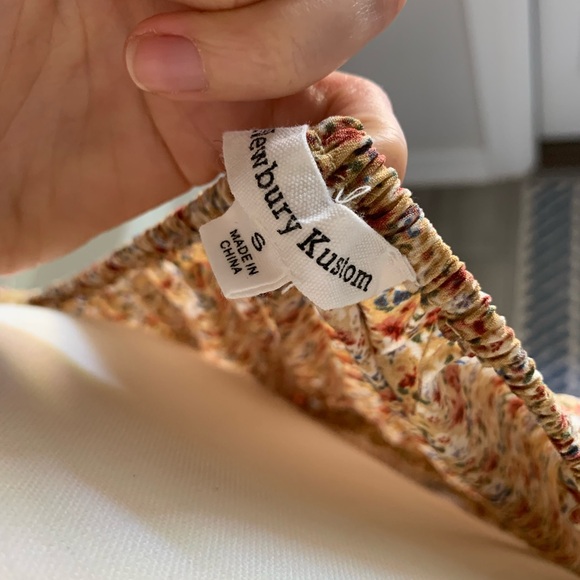 Brown Floral Baby Doll Tiered Dress - Picture 5 of 6